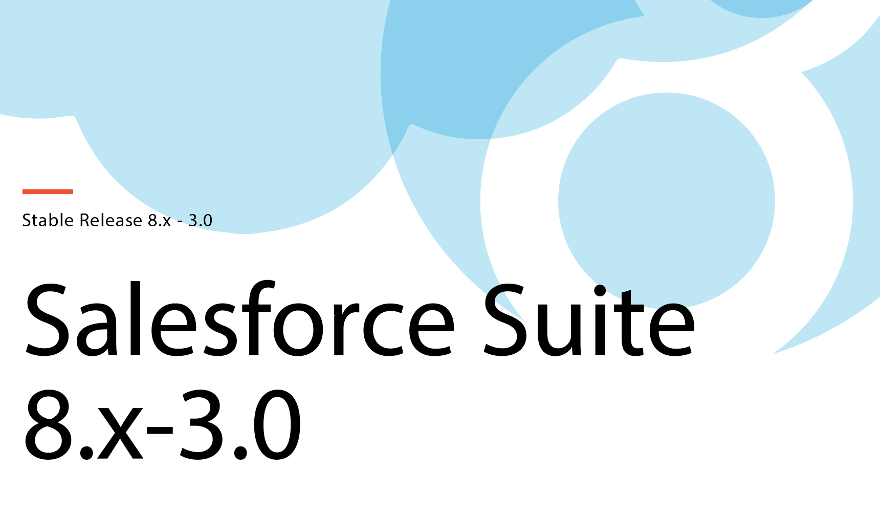 Salesforce cloud and Drupal 8 logo with title, Salesforce Suite 8.x - 3.x