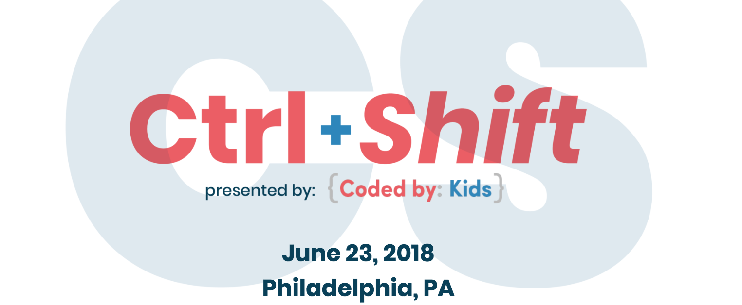 Ctrl + Shift Competition logo, hosted by Coded by Kids