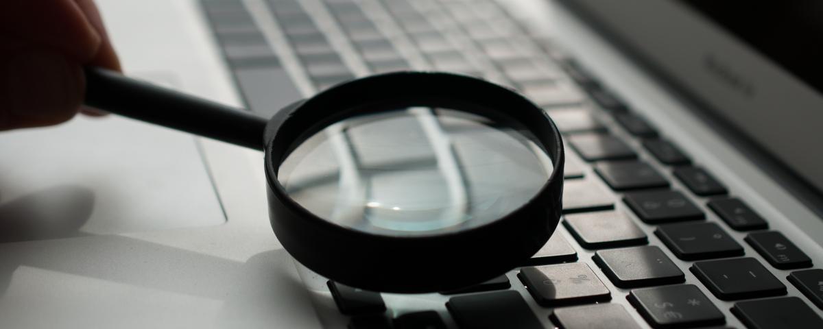 Magnify Glass and Computer