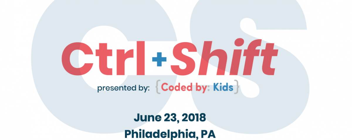 Ctrl + Shift Competition logo, hosted by Coded by Kids