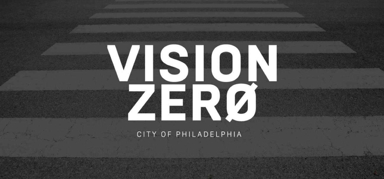 An image of the Vision Zero Philadelphia logo wordmark