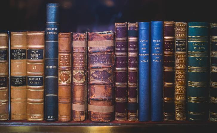 Image of books on shelf